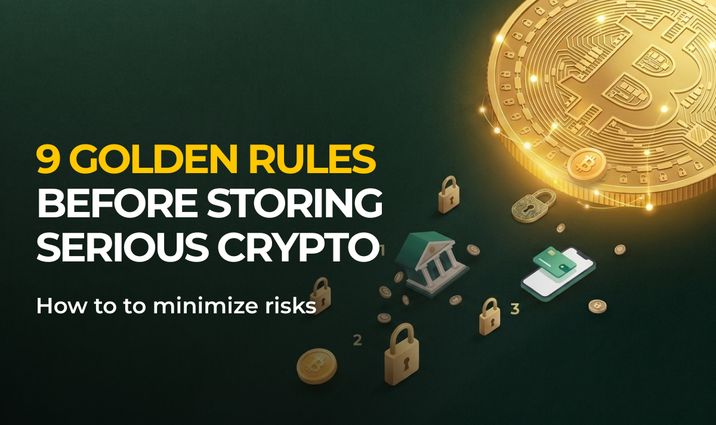9 Golden Rules Before Storing Serious Crypto
