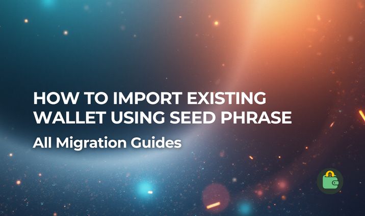 How to Import an Existing Wallet Using a Seed Phrase