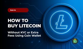 How to Buy Litecoin (LTC) Without KYC and Fees Using Coin Wallet