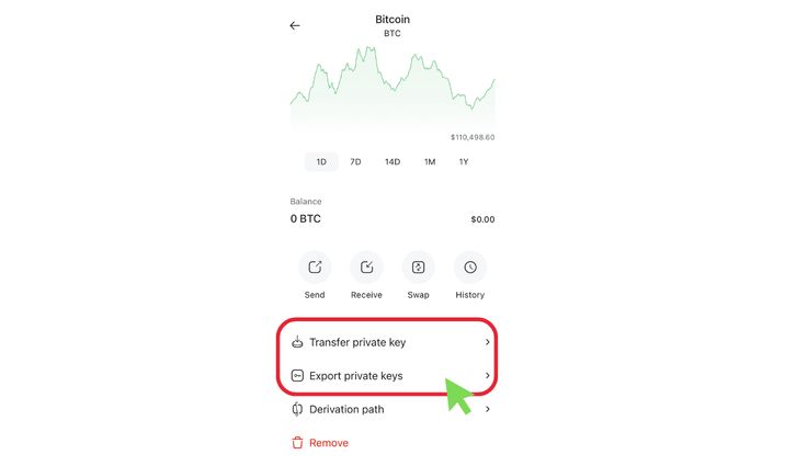 Private key tools in Coin Wallet CoinSpace