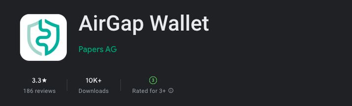 AirGap Wallet screenshot