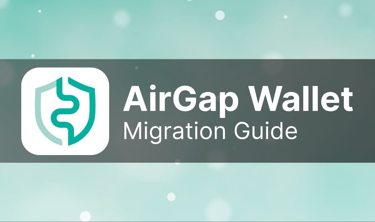 How to migrate from AirGap Wallet? | Coin Wallet