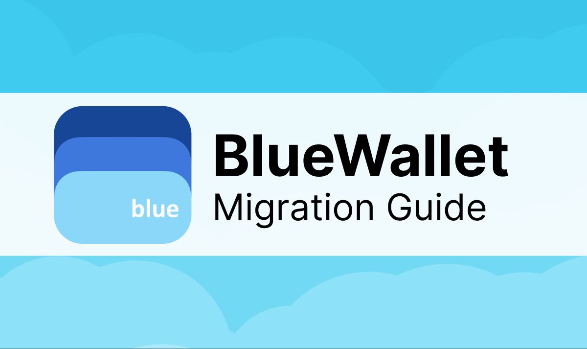How to migrate from BlueWallet? | Coin Wallet