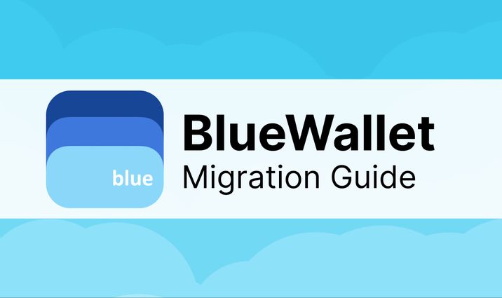 How to migrate from BlueWallet?