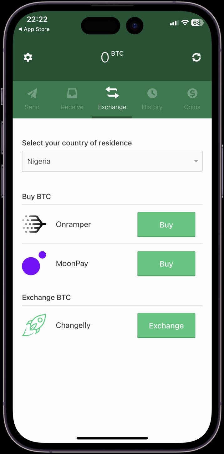 Buying and Exchanging Crypto