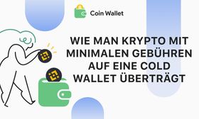 Wie man Krypto mit minimalen Gebühren auf eine Cold Wallet überträgt