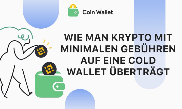 Wie man Krypto mit minimalen Gebühren auf eine Cold Wallet überträgt