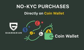 Purchase Cryptocurrency, Including Bitcoin, Directly on Coin Wallet with No-KYC