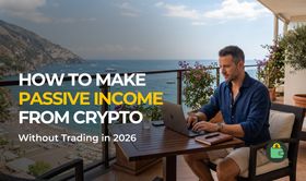 How to Make Passive Income from Crypto Without Trading in 2026