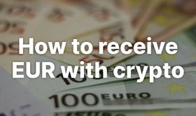 How to receive EUR with crypto?