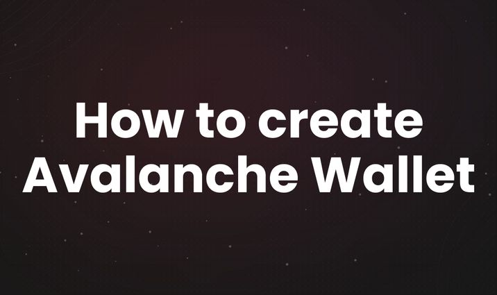 How to create Avalanche wallet